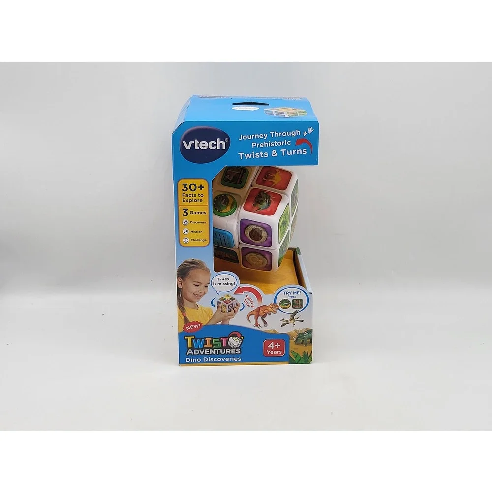 VTech Twist‎ Adventures Dino Discoveries Learning Cube Lights & Sounds Toy